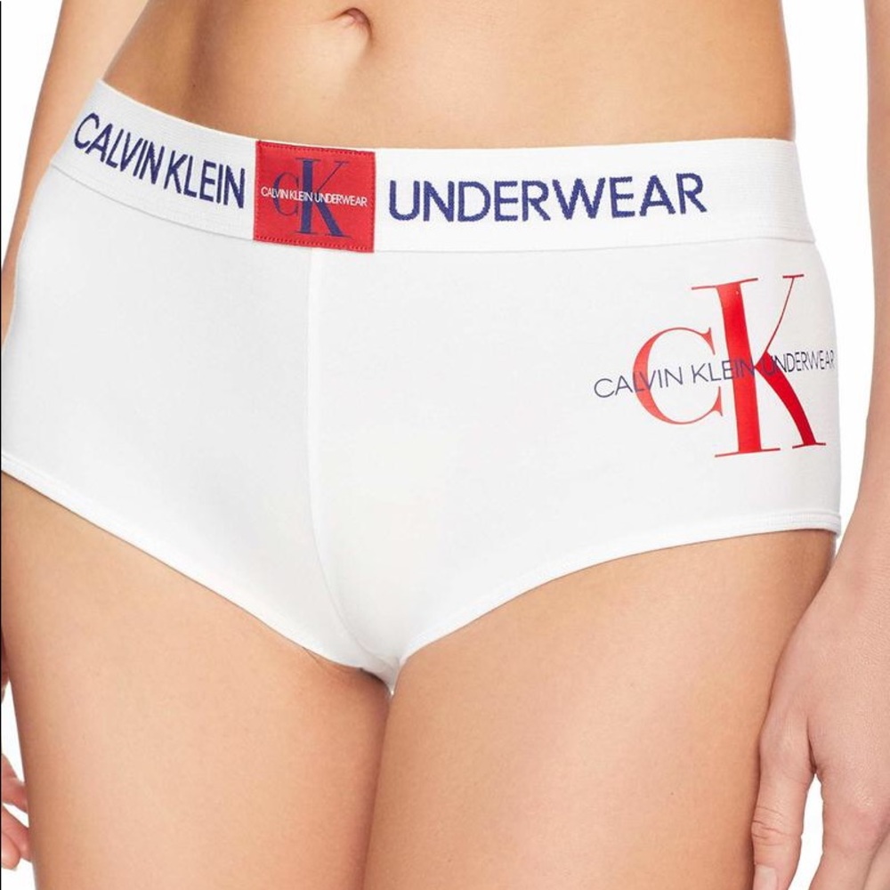 NWT Calvin Klein Monogram Logo Boyshort Undies